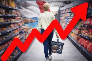imaging displaying the increase of food prices in Malta