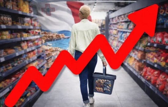 imaging displaying the increase of food prices in Malta