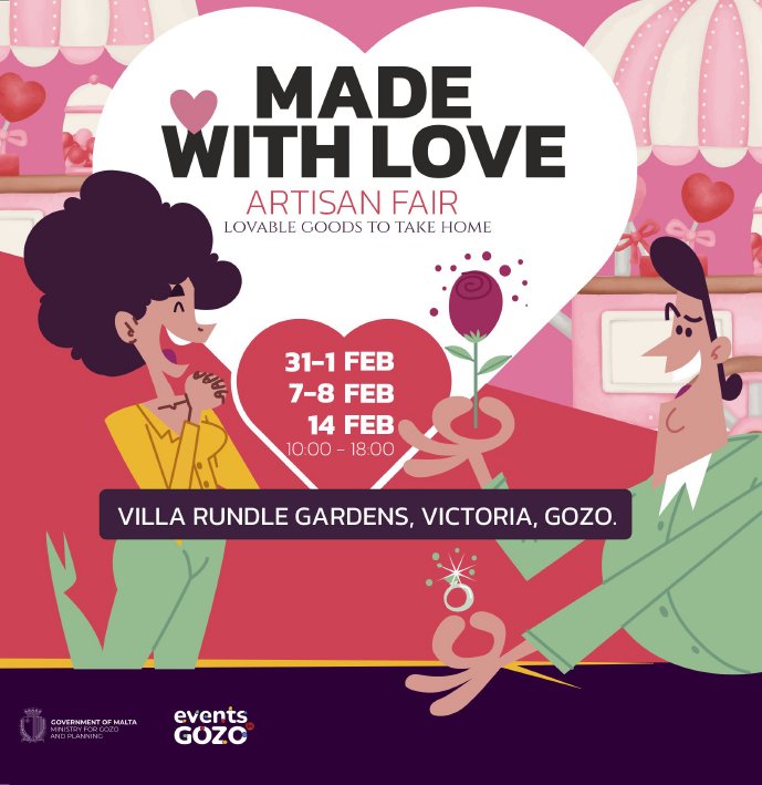 A February Escape to Gozo: St Valentine’s and Carnival 3 artisan fair