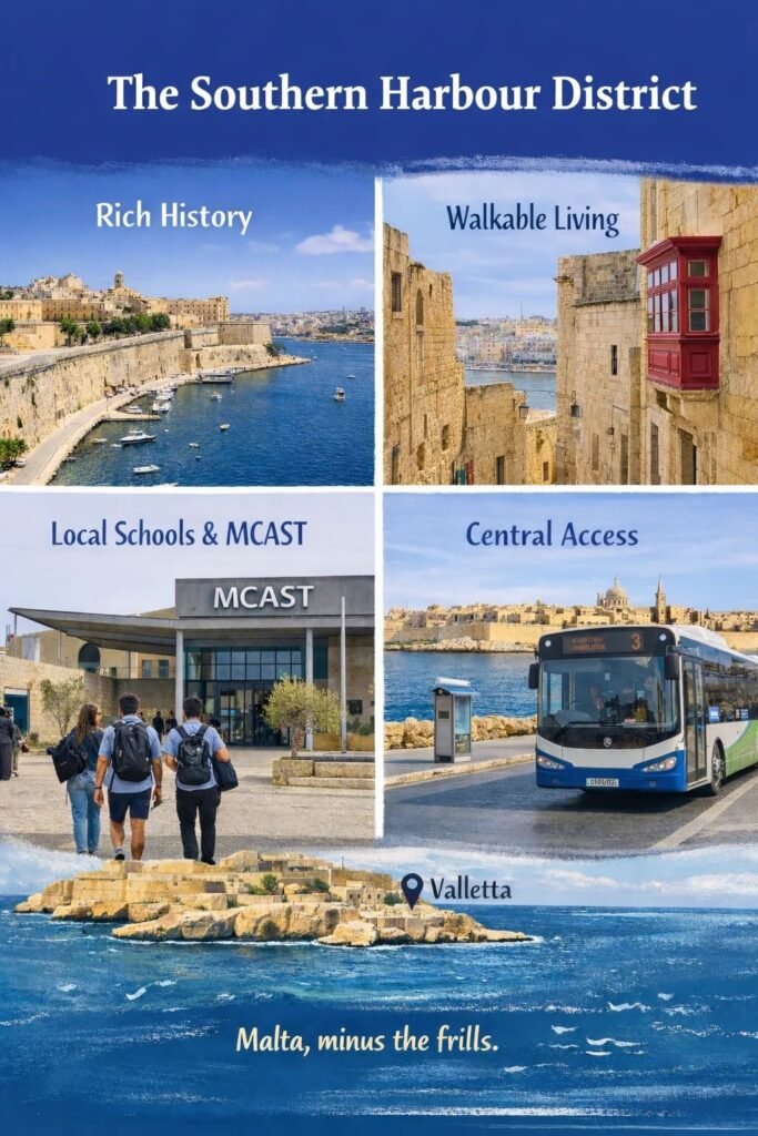 De bedste steder at bo på Malta: Det sydlige havnedistrikt 10 ChatGPT-billede 4. februar 2026 10 27 43 AM