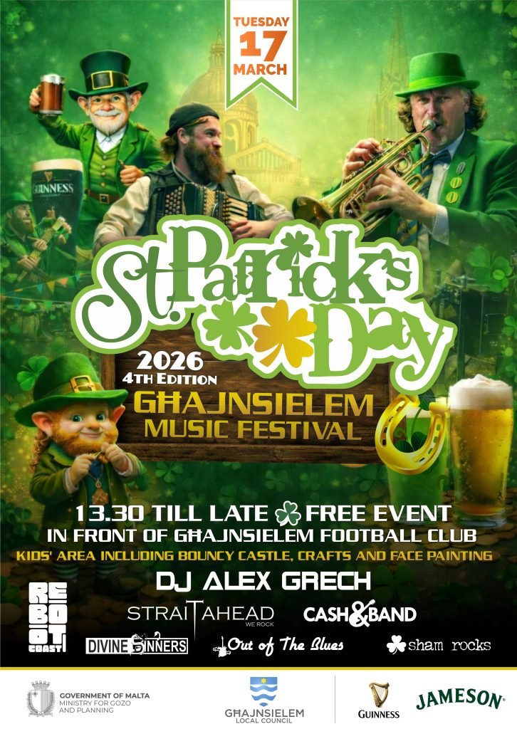 What's Going on in Malta & Gozo? March Edition 6 st patricks 2026 726x1024 1