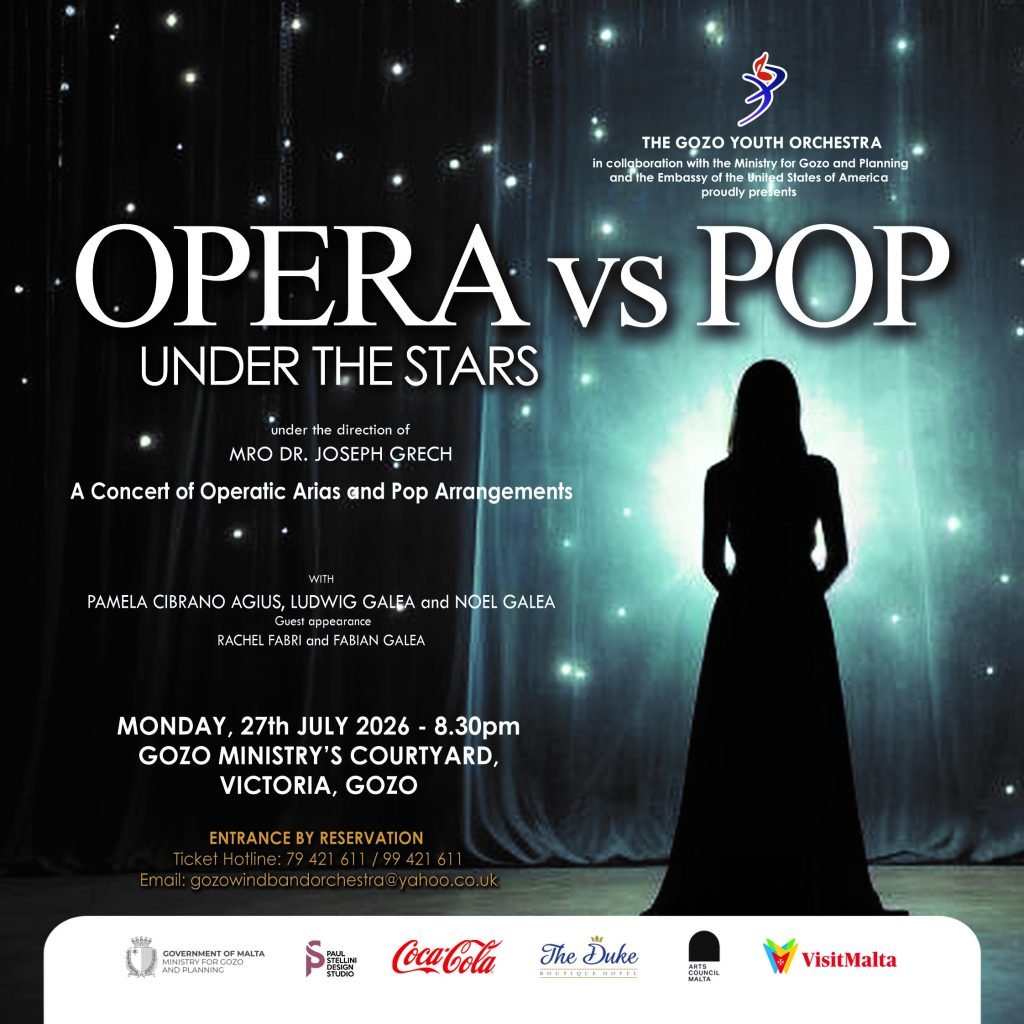 What's Going on in Malta and Gozo: July Edition 13 Opera vs Pop poster